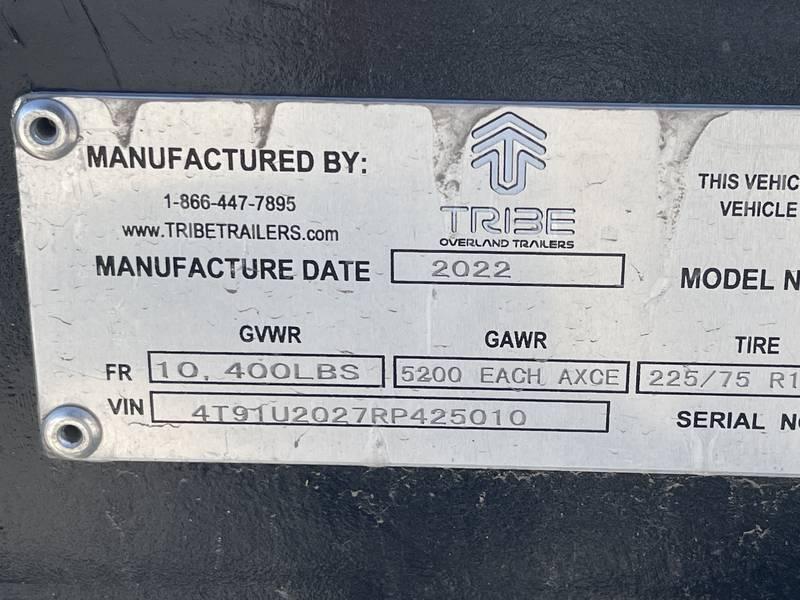 2022 Tribe Electric Tilt Bed Tandem Axle Car Hauler Trailer