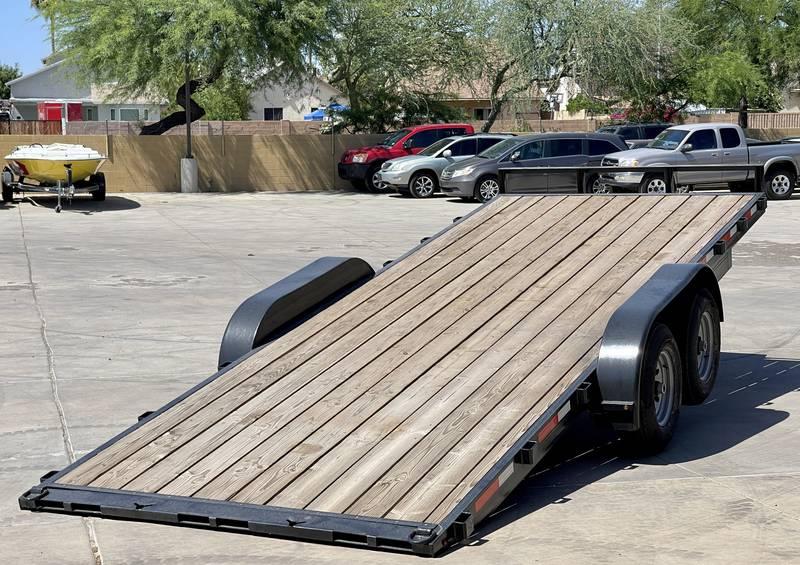 2022 Tribe Electric Tilt Bed Tandem Axle Car Hauler Trailer