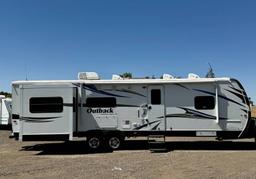 2013 Keystone Outback Super-Lite 298RE Travel Trailer with Three Slide Outs