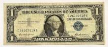 1957 George Washington Silver Certificate Blue Seal $1 Note