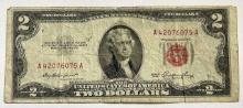 1953 United States Red Seal $2 Note