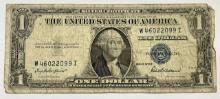 1935 George Washington Silver Certificate Blue Seal $1 Note