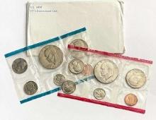 1975 U.S. Mint Uncirculated Coin Set (12-coins)