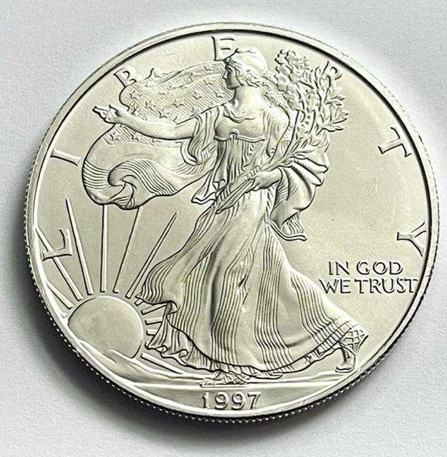 1997 American Silver Eagle .999 Fine