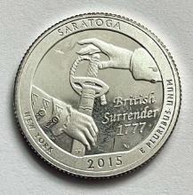 2015-S Proof America the Beautiful Saratoga NP Quarter