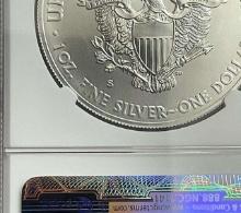 2011-S American Silver Eagle .999 Fine NGC MS69 25th Anniversary