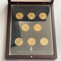 2010 U.S. Mint Presidential Dollar Display Coin Set (8-coins)