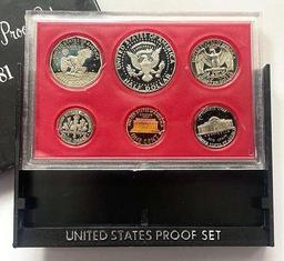 1981 U.S. Mint Proof Set (6-coins)