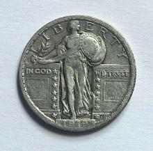 1919 Standing Liberty Silver Quarter XF