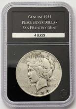 1935-S Peace Silver Dollar