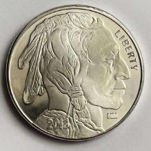 Indian Head / Buffalo 1 ozt .999 Fine Silver Round