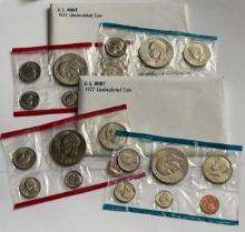 (2) 1977 U.S. Mint Uncirculated Coin Sets (24-coins)