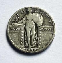 1930 Standing Liberty Silver Quarter XF