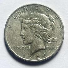 1926-D Peace Silver Dollar AU