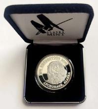 2003 Alaska Mint Fur Rendezvous 1 ozt Proof Silver Medallion - No COA