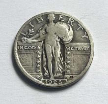 1928-D Standing Liberty Silver Quarter Fine