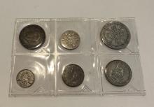 SET OF 6 COINS