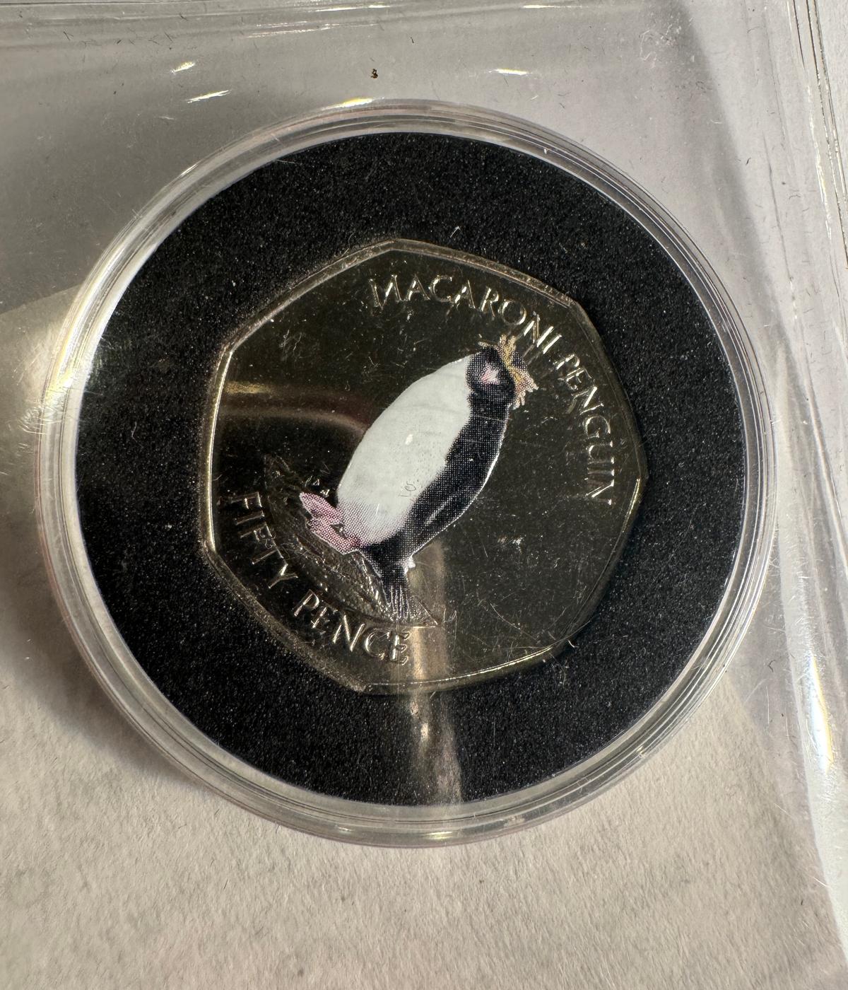 2020 PENGUIN 50P COIN