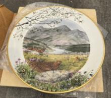 COLLECTIBLE CERAMIC PLATE - IN ORIGINAL BOX WITH PAPERS