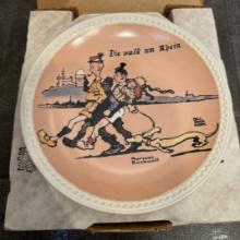 COLLECTIBLE CERAMIC PLATE - IN ORIGINAL BOX WITH PAPERS