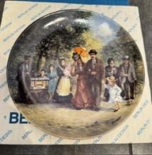 COLLECTIBLE CERAMIC PLATE - IN ORIGINAL BOX WITH PAPERS