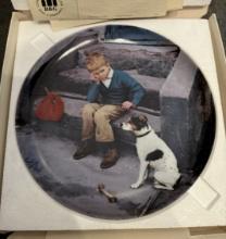 COLLECTIBLE CERAMIC PLATE - IN ORIGINAL BOX WITH PAPERS