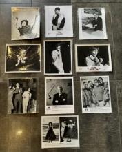 LOT OF PHOTOGRAPHS OF CELEBRITIES