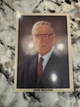 AUTOGRAPHED PORTRAIT OF JOHN WOODEN