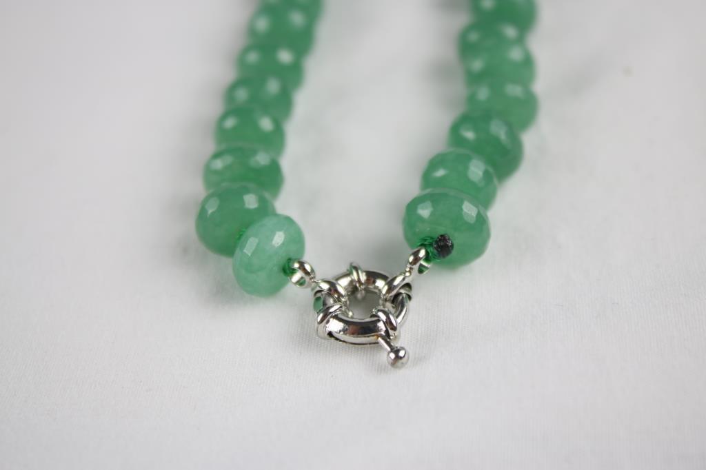 Jade Ring & Gemstone Necklace