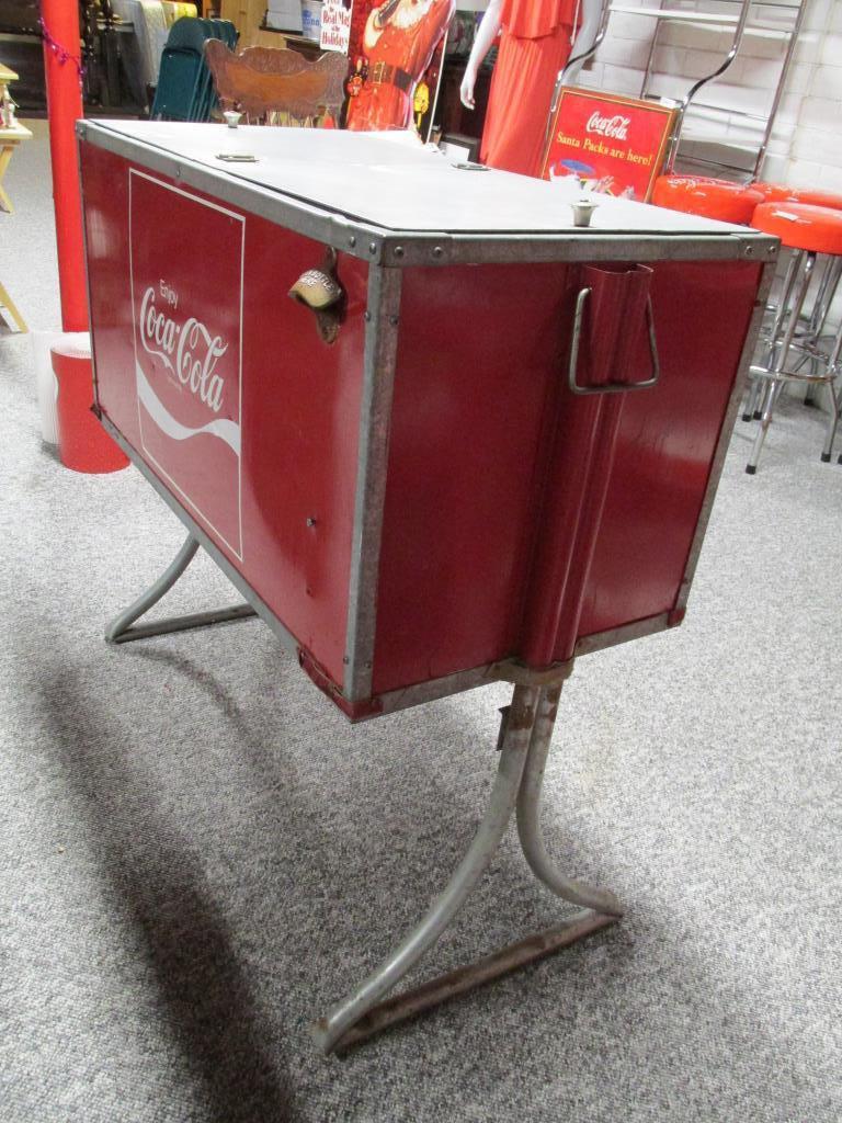 Vintage Coca-Cola Metal Cooler