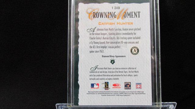 Catfish Hunter Don Russ Crowning Moment 138 Baseball Card 2002
