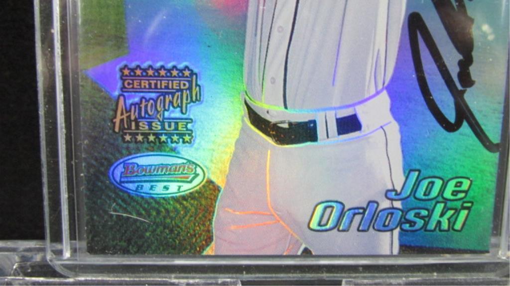 Joe Orloski Bowman's Best Certified Autograph Issue Baseball Card 118, 2002