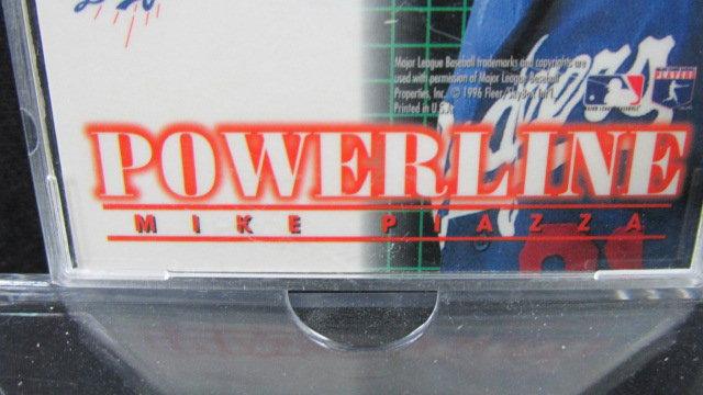 Mike Piazza Power LIn e Flair 1996 Baseball Cards