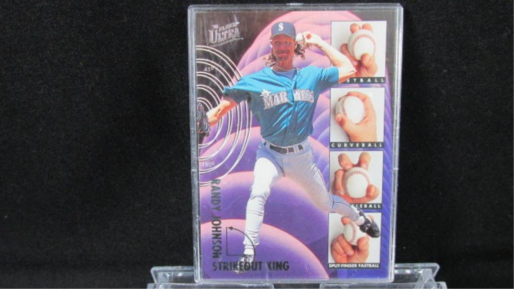 Randy Johnson Strike Out King Fleer Ultra 1995 Baseball Cards