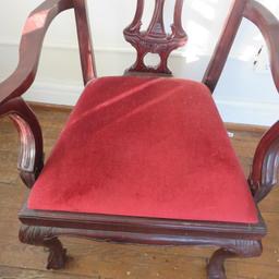 Antique Ball & Claw Chippendale Chair - S