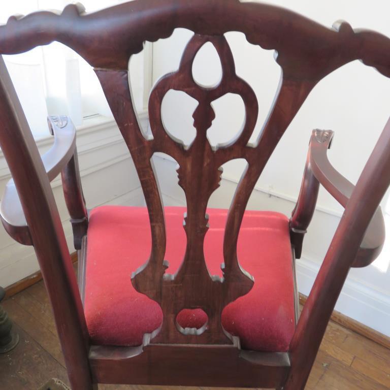 Antique Ball & Claw Chippendale Chair - S