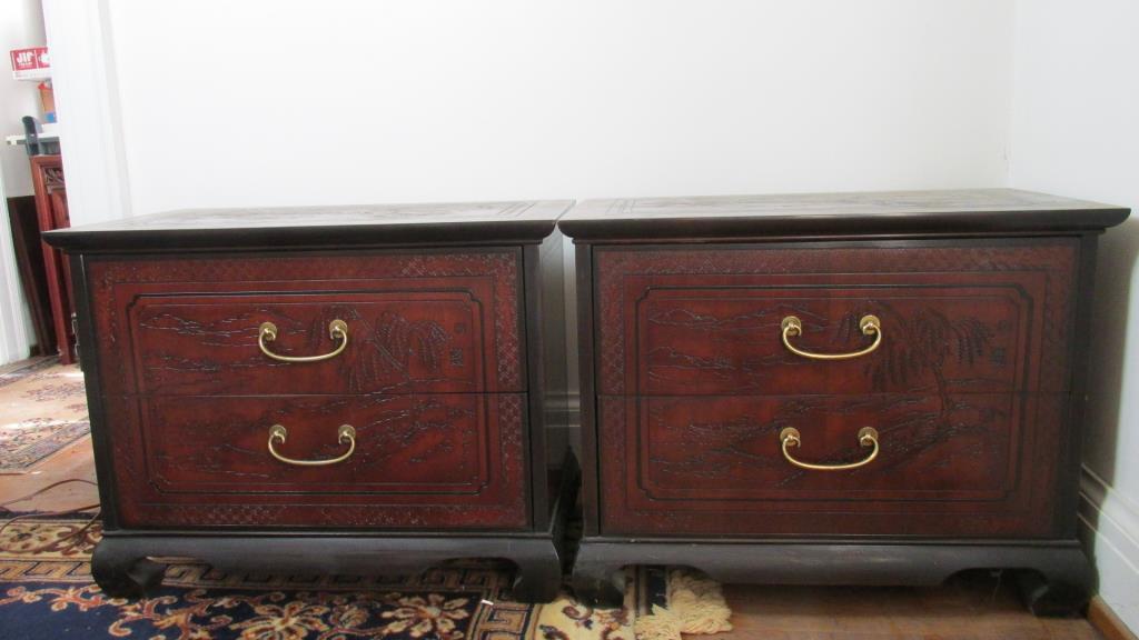 Pair Of Drexel Heritage Connoisseur Nightstands - BR3