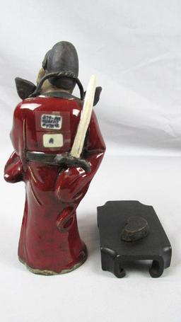 Samurai Glazed Mudmen Figurine - BR2