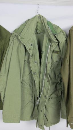 Green Army Jackets & A Shirt - LR