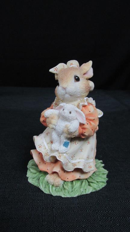 (10) My Blushing Bunnies Figurines By Priscilla Hillman - DR