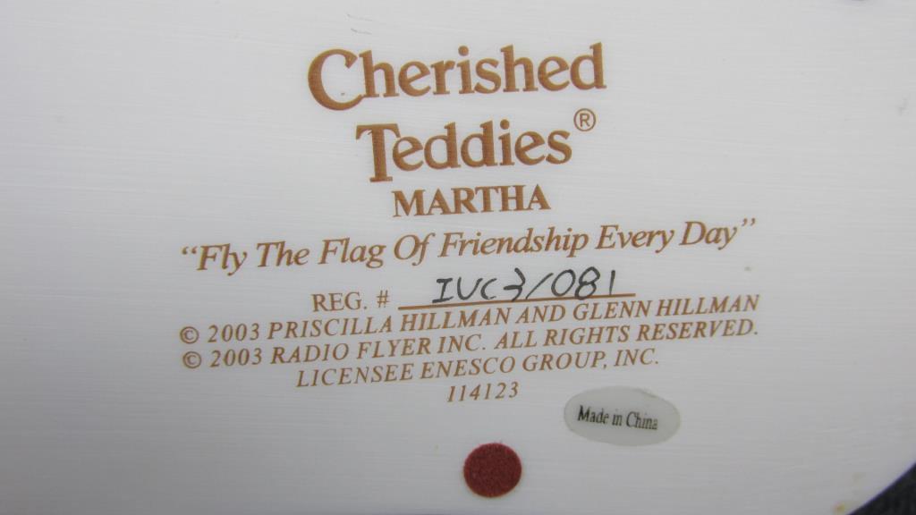 (5) 4th Of July Themed Cherished Teddies Figurines By Priscilla Hillman - DR