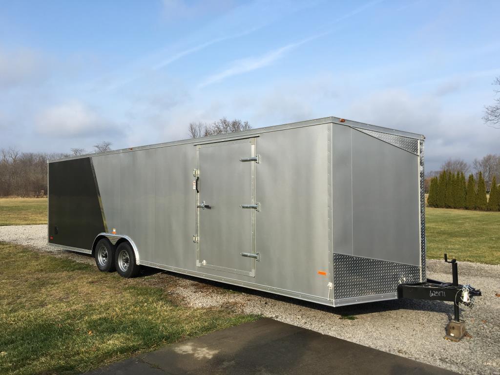 2016 28' Wedge Nose M.T.S. Enclosed Car Trailer