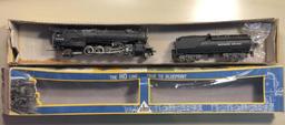 HO Scale Santa Fe Class S1 Steam Engine & Coal Car