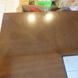 Dining Table With Glass Inlay - K