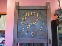 Grandfather Style Wood Clock - CR