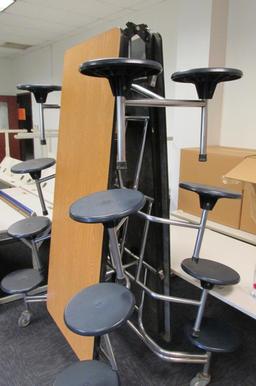 16-Person Wood Cafeteria Table - C20