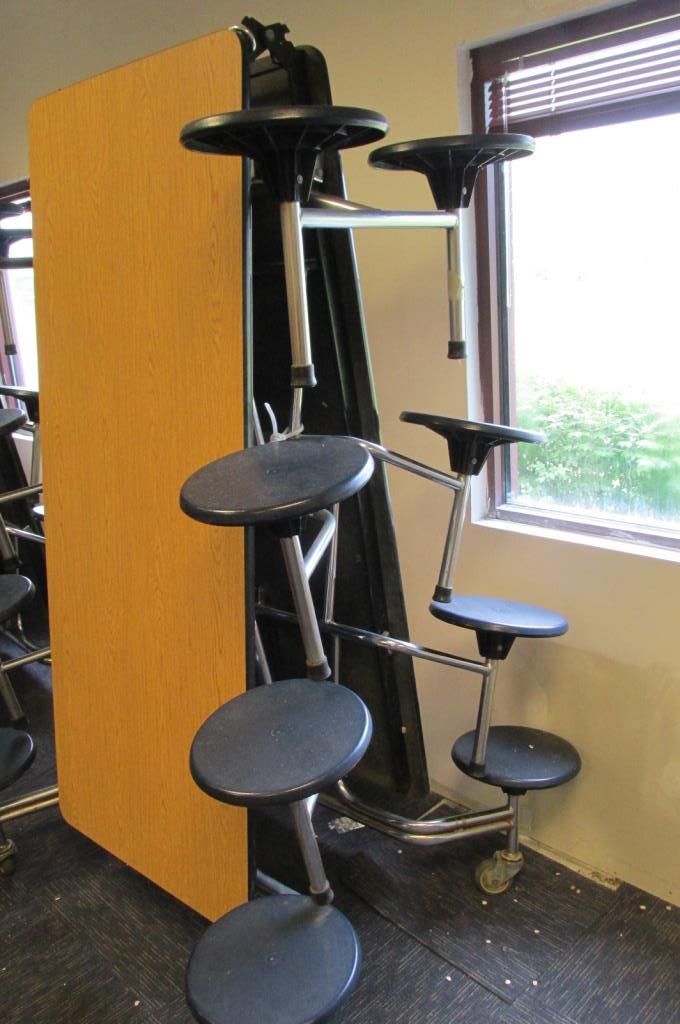 16-Person Wood Cafeteria Table - C20