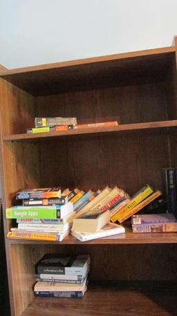 Book Shelf With Assorted Science Fiction Books - B1