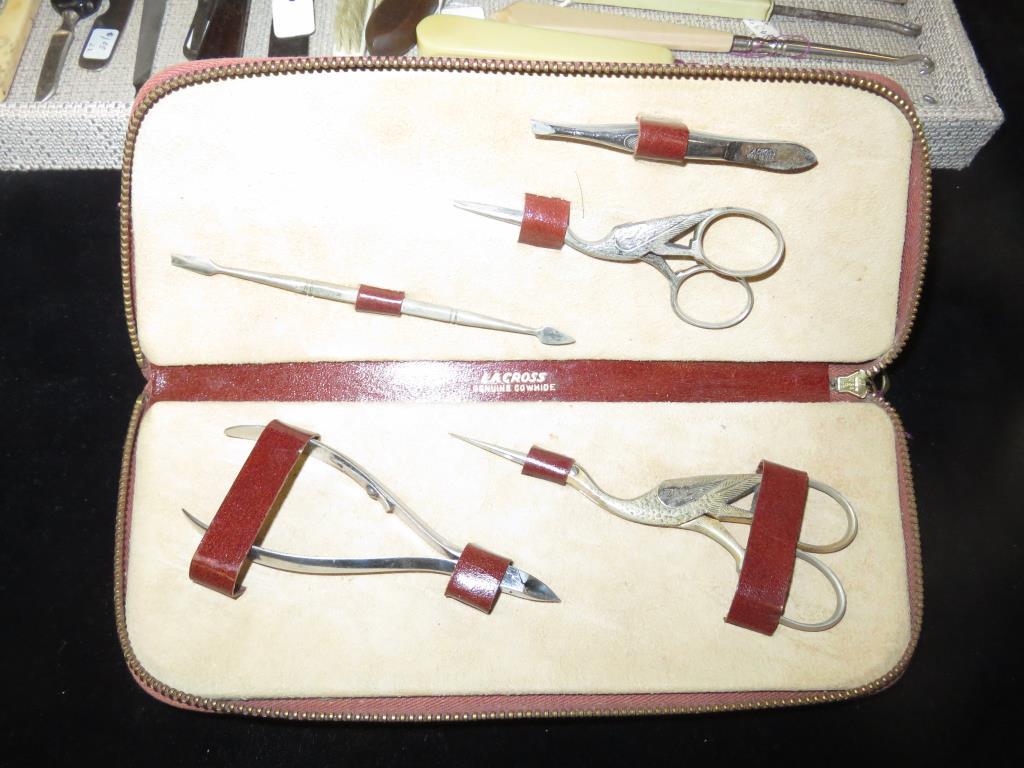 Antique Tools & Lacrosse Stork Scissors - FF-B