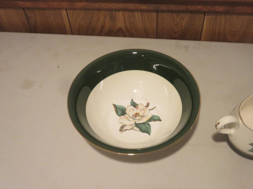 6-Person Homer Laughlin "Jade Rose" China Set